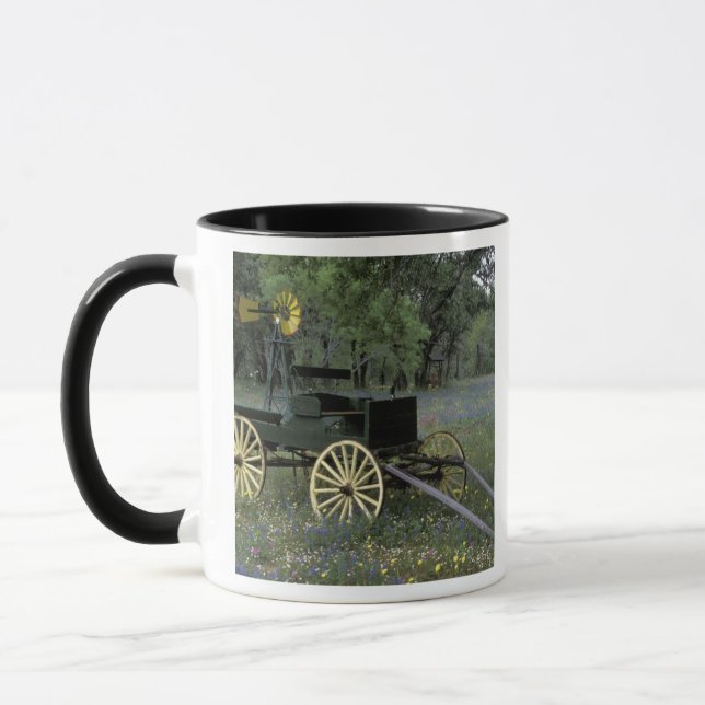 N.A., USA, Texas, Devine, Old wagon and Mug (Left)