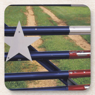 N.A., USA, Texas, Lake Buchanan, Texas flag Coaster