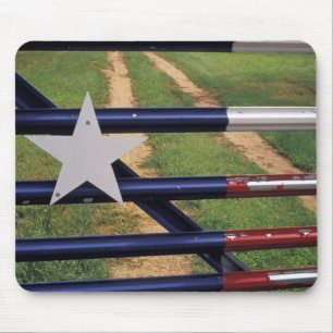 N.A., USA, Texas, Lake Buchanan, Texas flag Mouse Mat