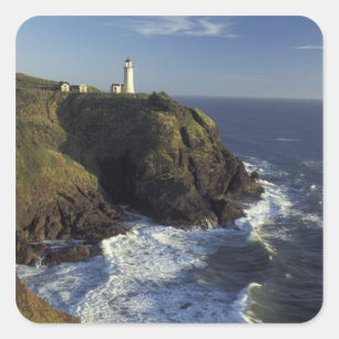 N.A., USA, Washington, Cape Disappointment State Square Sticker