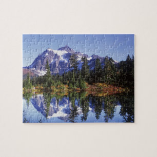 N.A., USA, Washington, Mt. Baker & Snoqualmie Jigsaw Puzzle