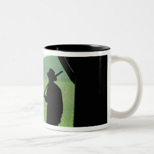N.A., USA, Washington, Whitman County. Two-Tone Coffee Mug