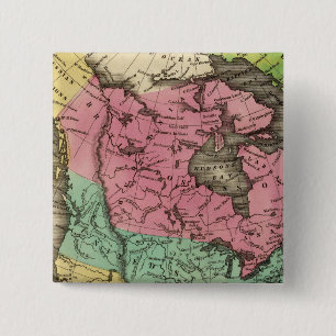 N America 15 Cm Square Badge