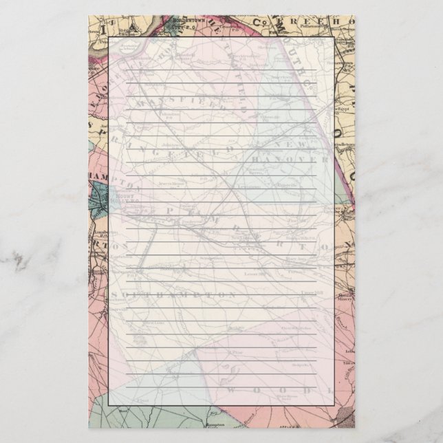 N Burlington County, NJ Stationery (Front)