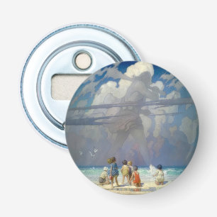 N.C. Wyeth The Giant 1923 Vintage Illustration Bottle Opener