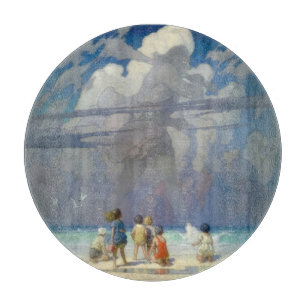 N.C. Wyeth The Giant 1923 Vintage Illustration Cutting Board