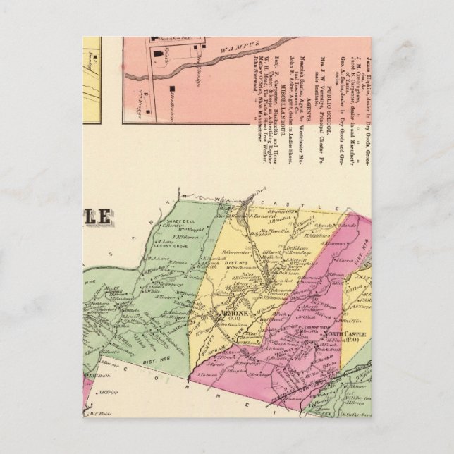 N Castle, Town Postcard (Front)