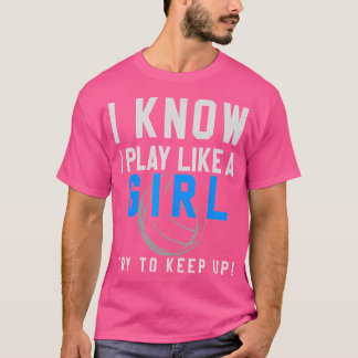 n Girls Volleyball Girls Volleyball T-Shirt