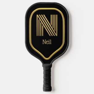 N Gold Initial Pickleball Paddle