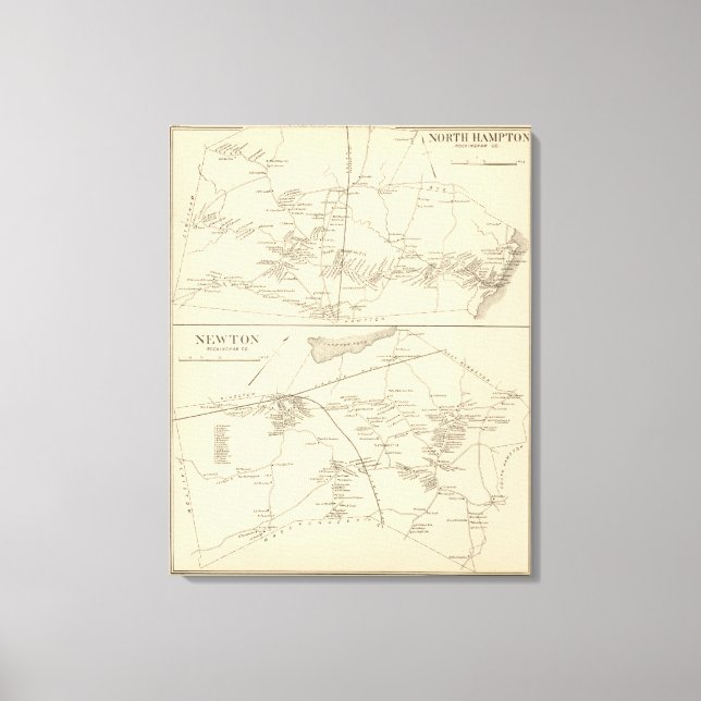 N Hampton, Newton Canvas Print (Front)