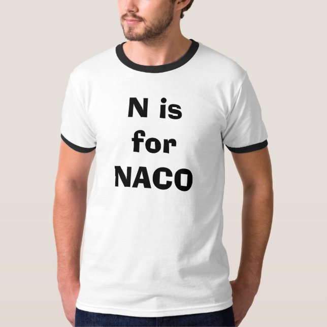 N is for NACO T-Shirt (Front)