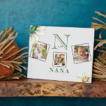 N is for Nana 3 Photo Collage Plaque<br><div class="desc">3 Photo Collage.  N is for Nana.  Foliage.  Nana Mother's Day.  Nana birthday.</div>