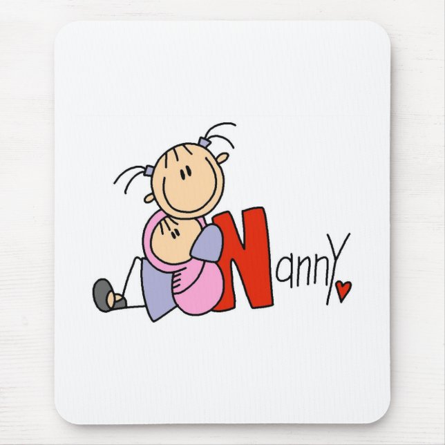 N is for Nanny Mouse Mat (Front)