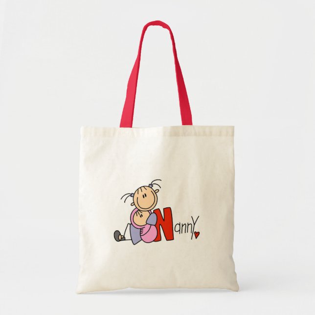 N is for Nanny Tote Bag (Front)