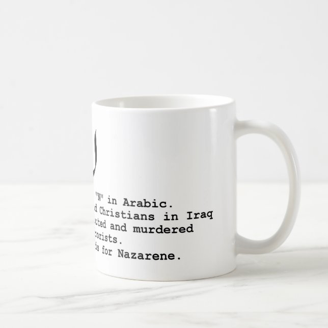 N is for Nazarene Mug (Right)