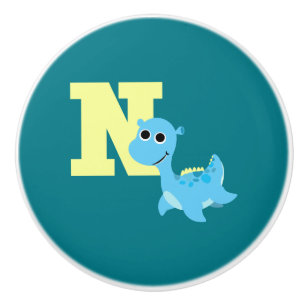 N is for Nessie Ceramic Knob