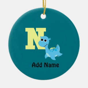 N is for Nessie Ceramic Tree Decoration