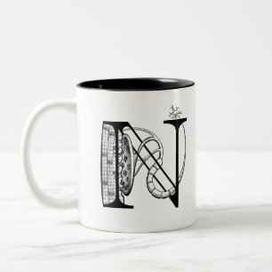 N is for Neuromuscular Junction (mug) Two-Tone Coffee Mug