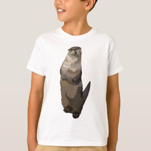 N is for North American River Otter T-Shirt