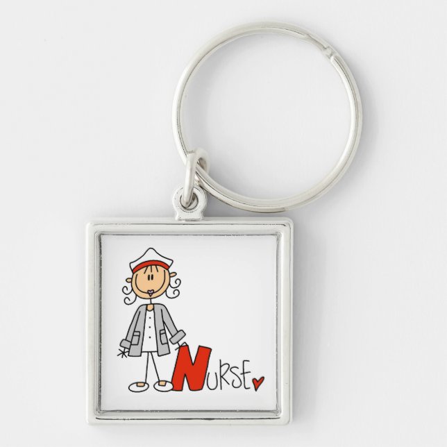 N is for Nurse Key Ring (Front)