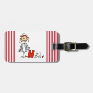 N is for Nurse Luggage Tag