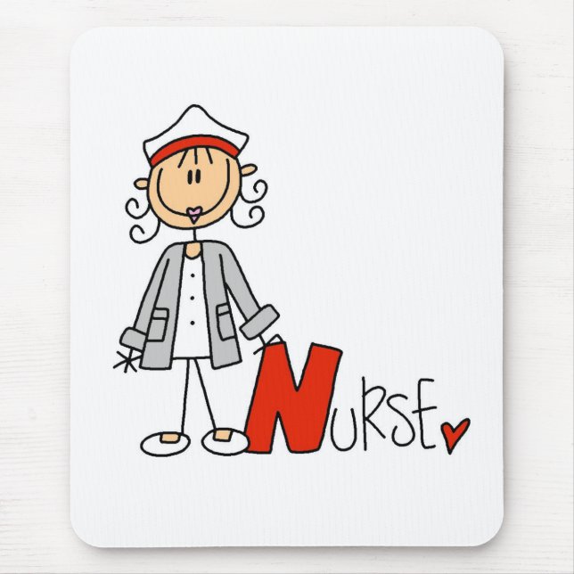 N is for Nurse Mouse Mat (Front)