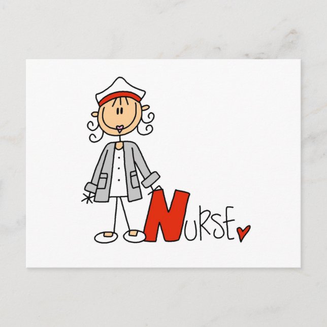 N is for Nurse Postcard (Front)