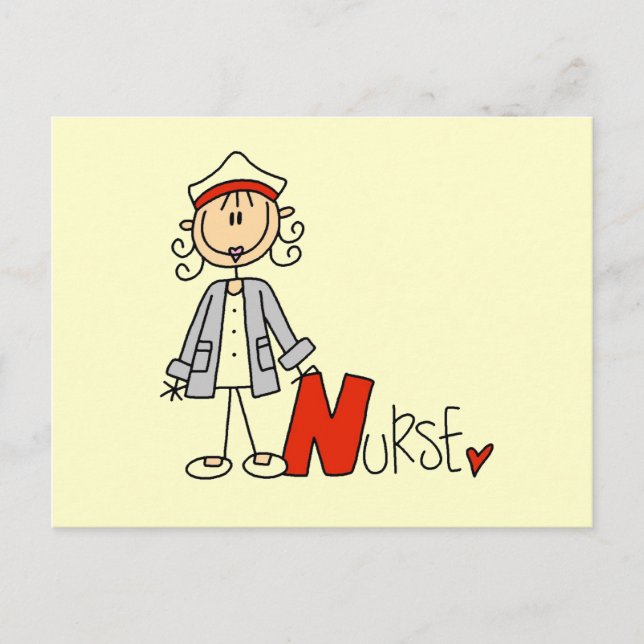 N is for Nurse Postcard (Front)