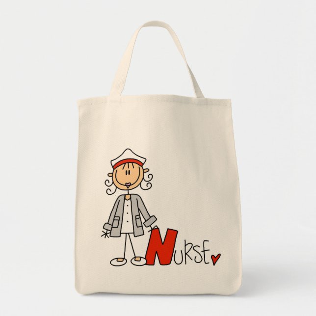 N is for Nurse Tote Bag (Front)