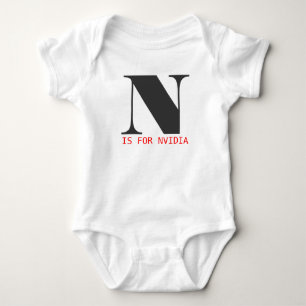 N is for Nvidia Baby Bodysuit