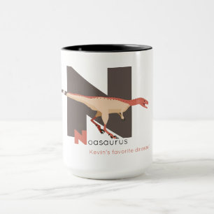N like Noasaurus Mug