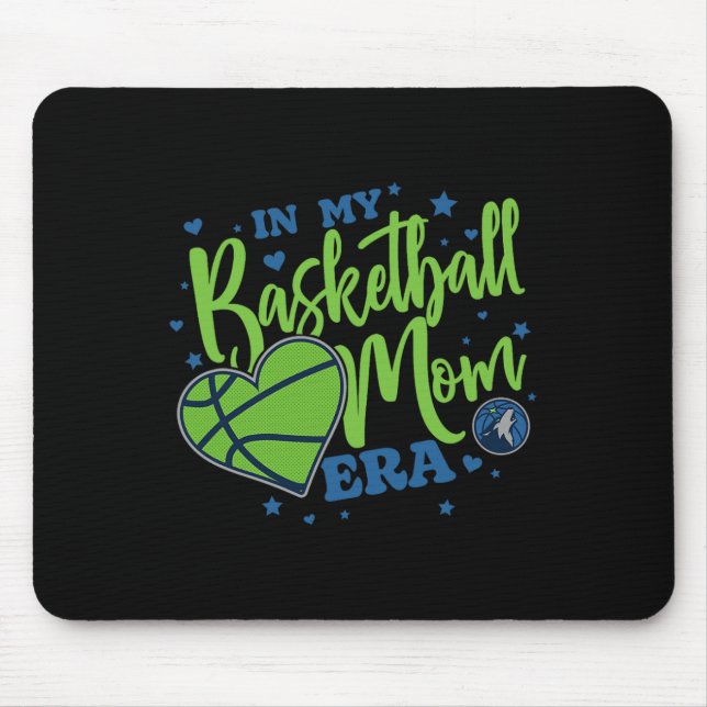 N Minnesota Timberwolves Mother's Day Sketll Mom E Mouse Mat (Front)