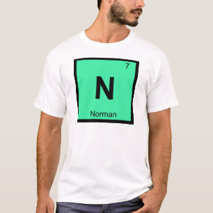 N - Norman Oklahoma Chemistry Periodic Table T-Shirt
