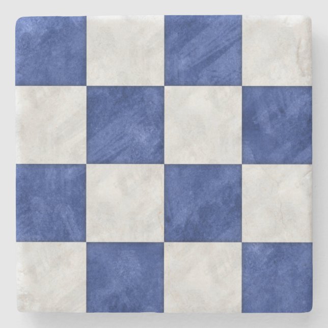 N November Watercolor Nautical Signal Maritime Fla Stone Coaster (Front)