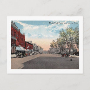 N. Park Place, Morristown, NJ Vintage Postcard