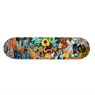 n-s1ave Street Graffiti Deck Skateboard