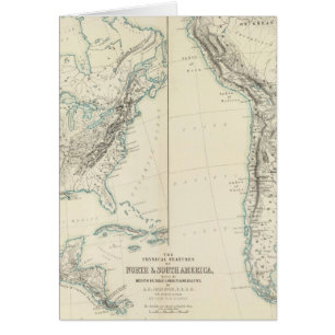 N & S America physical