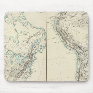 N & S America physical Mouse Mat