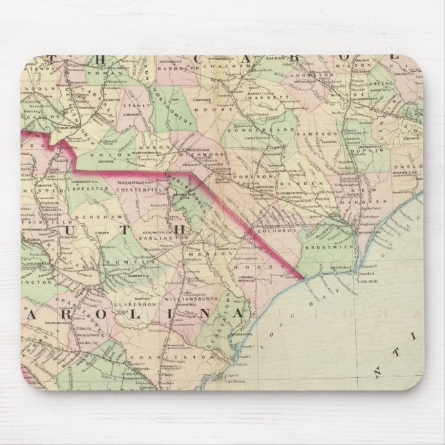 N & S Carolina 2 Mouse Mat (Front)