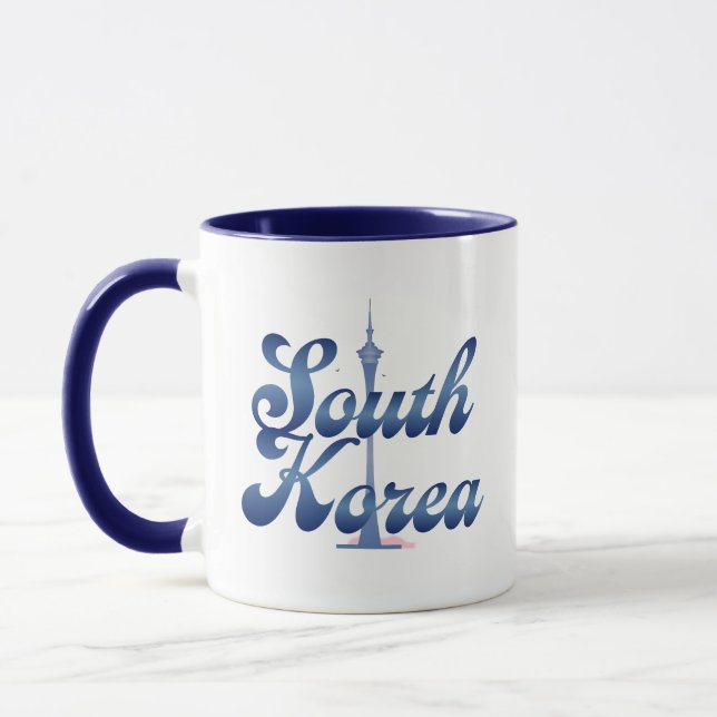 N Seoul Tower South Korea Mug (Left)