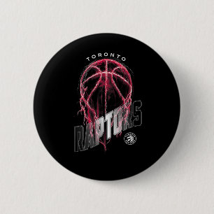 N Toronto Raptors Lightning Bolt Sketll Logo 6 Cm Round Badge