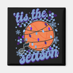 N Utah Jazz Christmas Tangled Lights Magnet