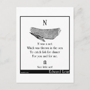 N was a net postcard