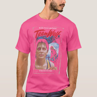 n Wolf Distressed Wolf On The Court Movie T-Shirt