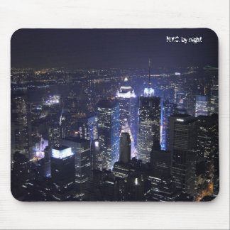 N.Y.C. by night Mouse Mat