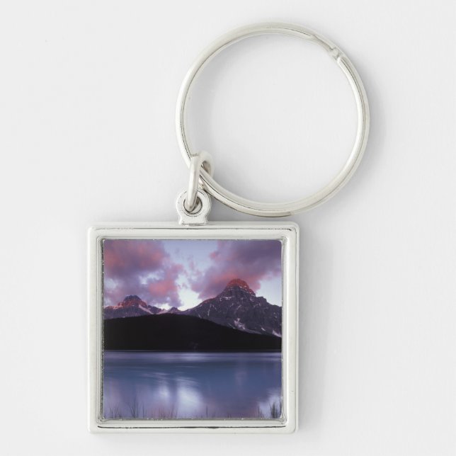 NA, Canada, Banff NP, Morning's first light on Key Ring (Front)