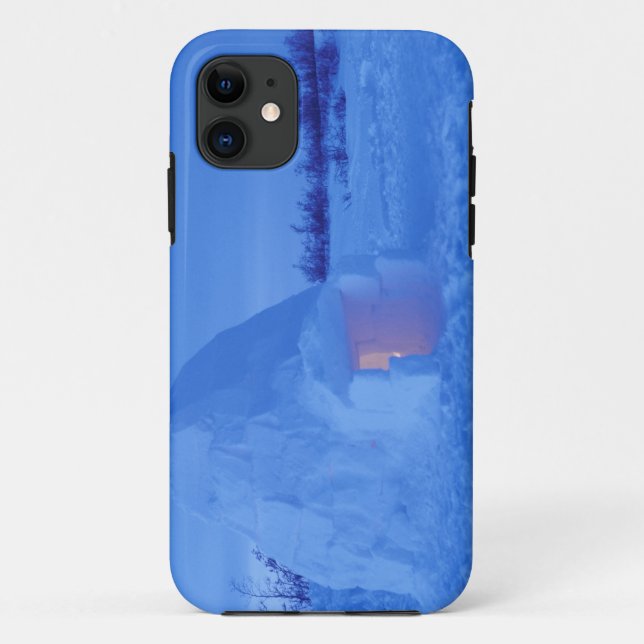 NA, Canada, Manitoba, Churchill. Arctic igloo Case-Mate iPhone Case (Back)