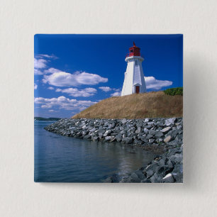 NA, Canada, New Brunswick, Campobello Island. 5 15 Cm Square Badge