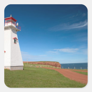 NA, Canada, Prince Edward Island. Cape Tryon Square Sticker