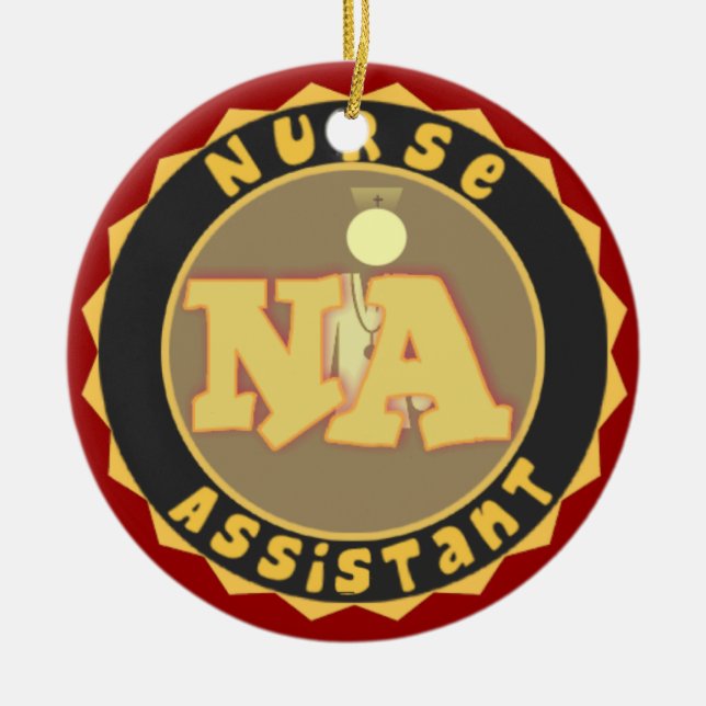 NA CHRISTMAS ORNAMENT NURSE ASSISTANT (Front)